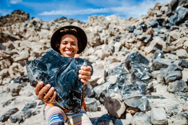 Lava to Stone—What Makes Black Obsidian Special? - Dinomite Rocks & Gems