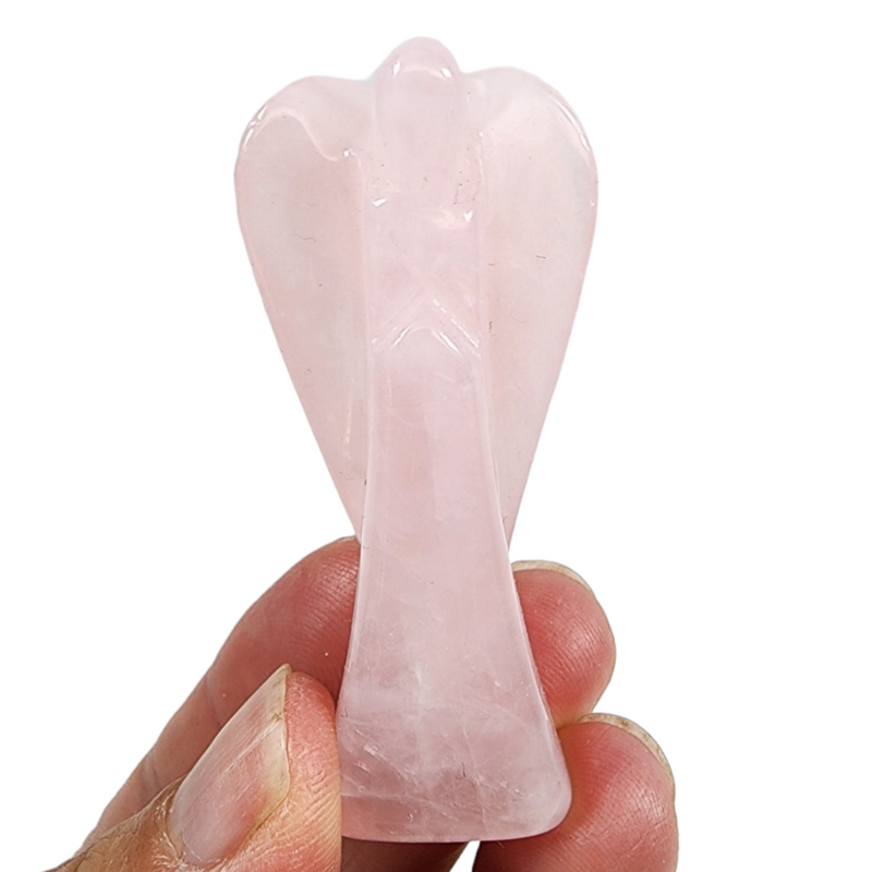 Rose Quartz Angel for Sale | Dinomite Rocks and Gems