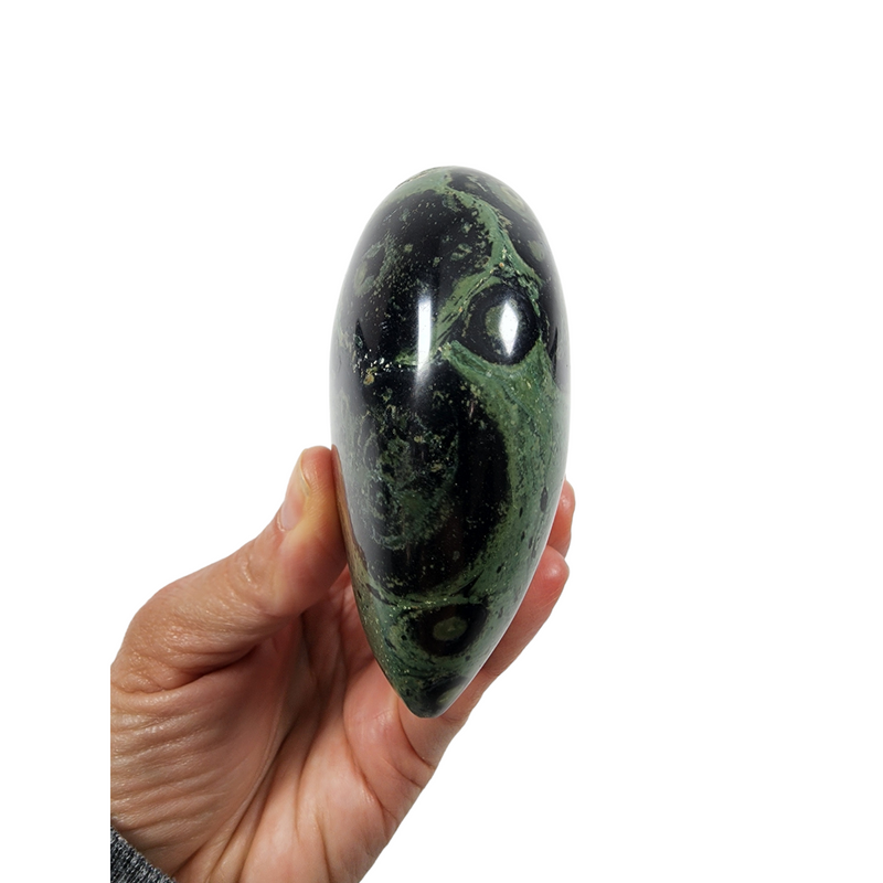 Kambaba Jasper Polished Puff Heart - 294 grams.