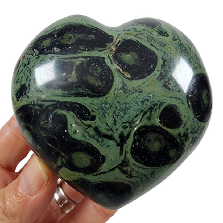 Kambaba Jasper Heart for Sale | Dinomite Rocks and Gems