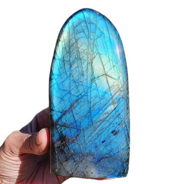 Labradorite Polished Freeform from Madagascar | Dinomite Rocks and Gems