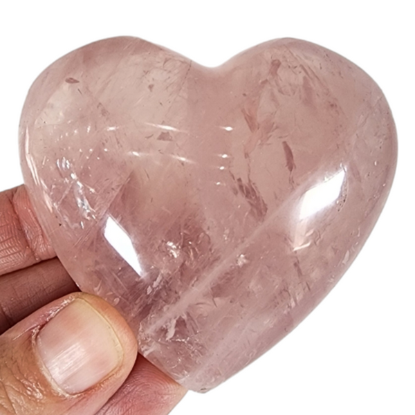 Rose Quartz Heart for Sale | Dinomite Rocks and Gems | www.earthcrystals.com