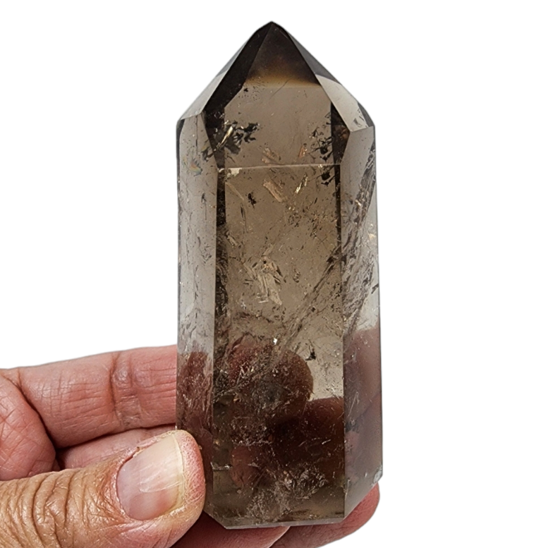 Smoky Citrine Polished Tower | Dinomite Rocks and Gems | www.earthcrystals.com