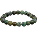 African Turquoise Natural Beaded Bracelet | Dinomite Rocks and Gems