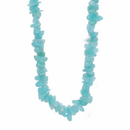 Amazonite Natural Beaded Chip Necklace