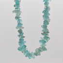 Blue Apatite Natural Beaded Chip Necklace