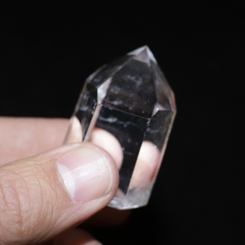 AAA Polished Clear Quartz Crystal Point - 64 grams - Dinomite Rocks & Gems