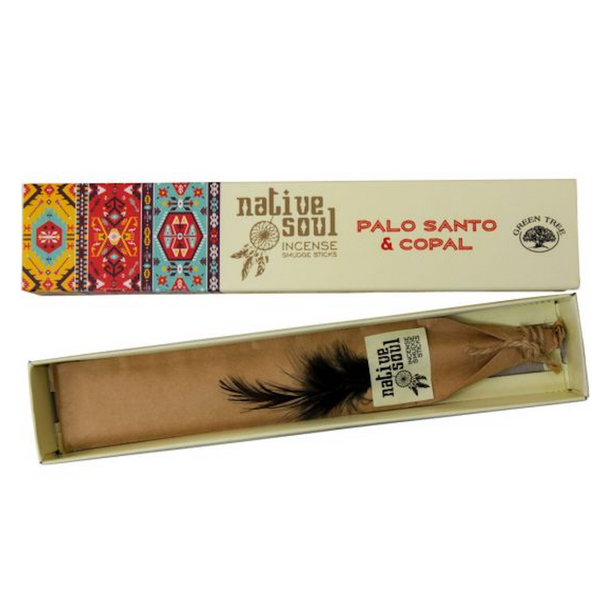 Green Tree Native Soul Incense - Palo Santo & Copal 15gr