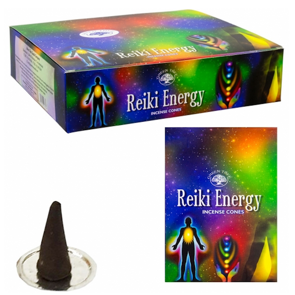 Green Tree Reiki Energy Incense Cones - 10 Cones