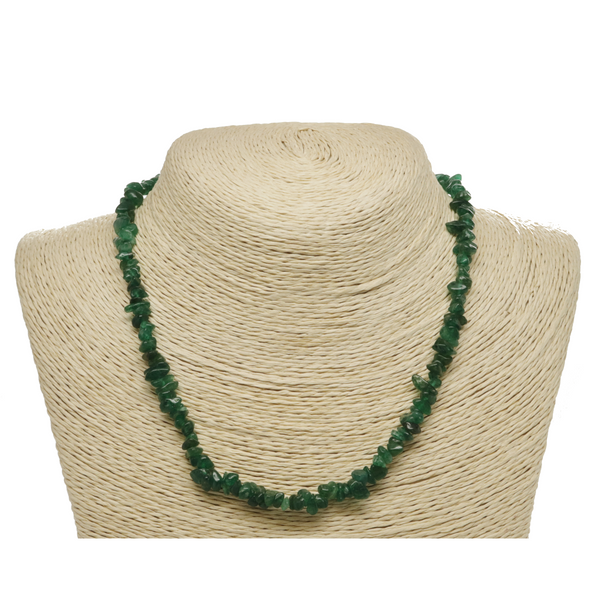 Green Aventurine Natural Beaded Chip Necklace