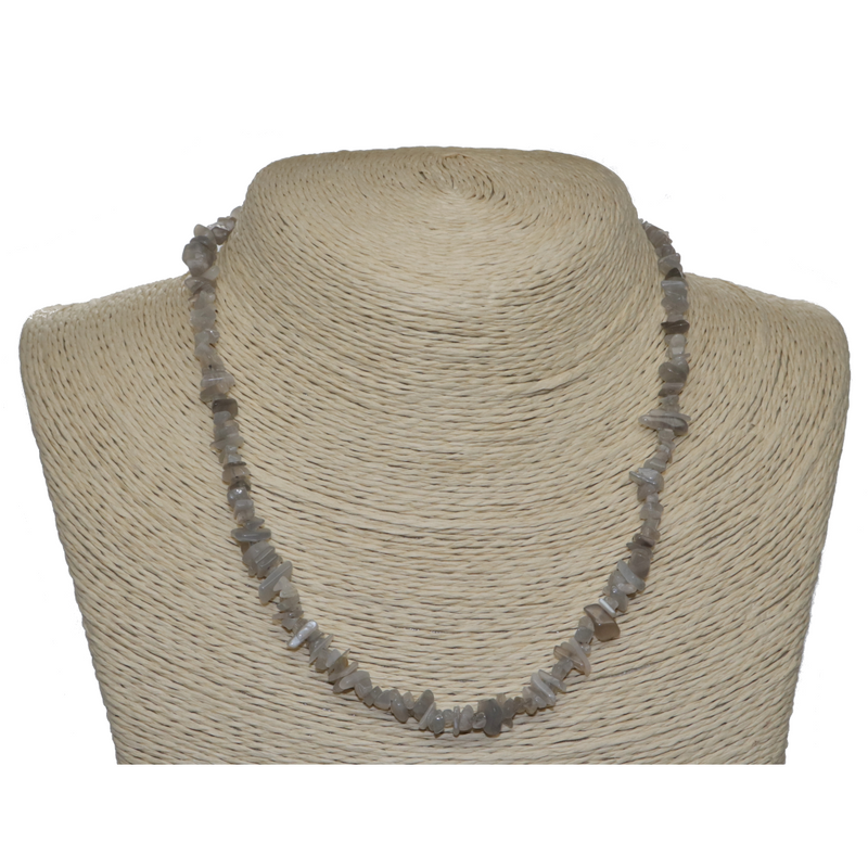 Grey Moonstone Necklace For Sale | Dinomite Rocks and Gems