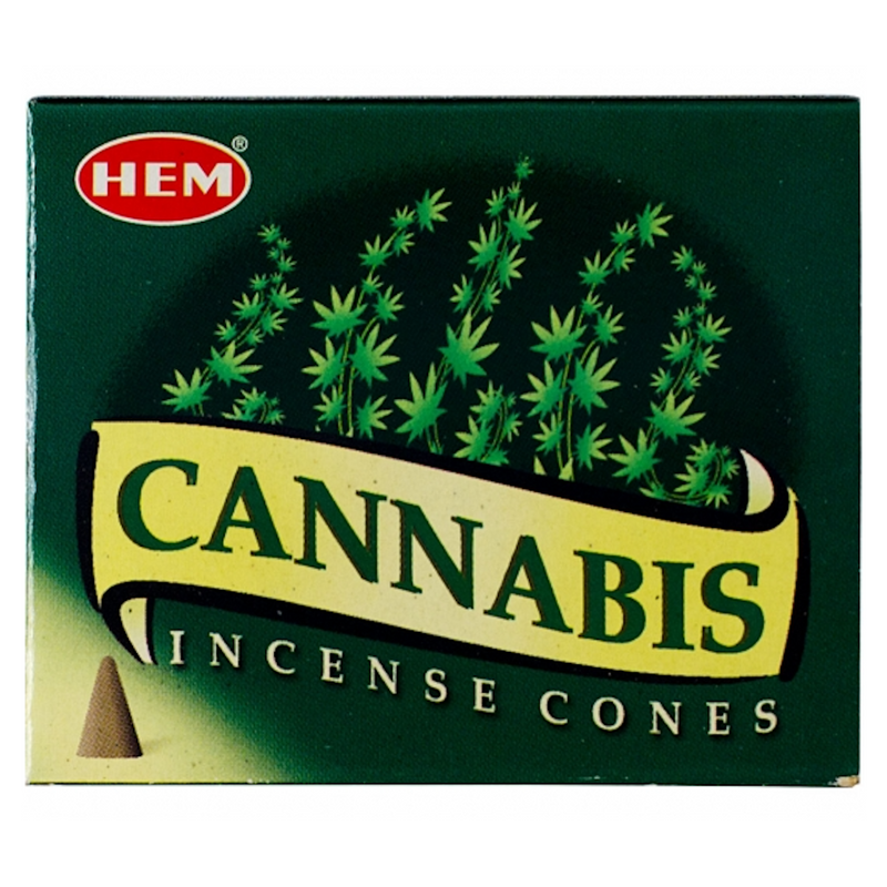 Hem Cannabis Incense Cones - 10 Cones