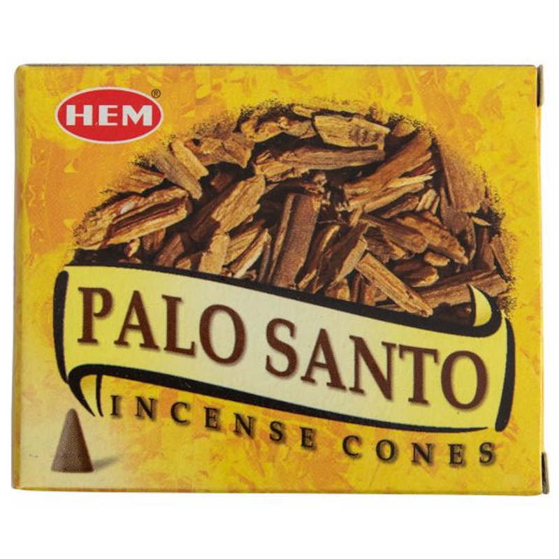 Hem Palo Santo Incense Cones - 10 Cones