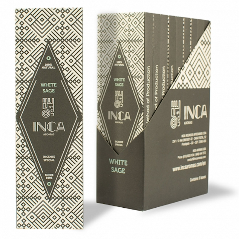 Inca Aromas Special Incense 19 gr - White Sage (4 sticks)