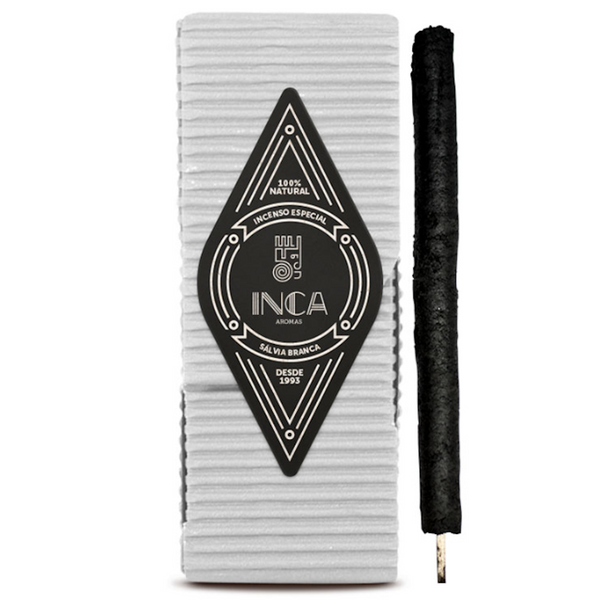 Inca Aromas Special Incense 38 gr - White Sage (Large Pack 9 sticks)