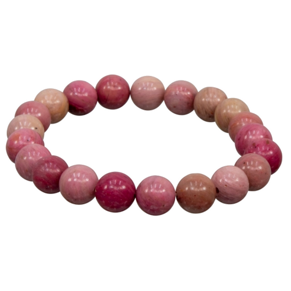 Rhodonite Natural Beaded Bracelet