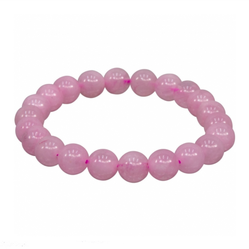 Rose Quartz Natural Beaded Bracelet