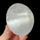 Selenite Palm Stone