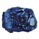 Titanium Blue Aura Amethyst Cluster - 130 grams