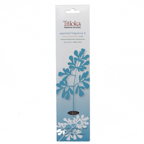 Triloka Assorted Fragrance 4 Premium Incense Sticks