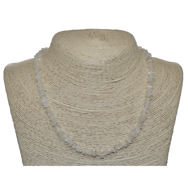 White Moonstone Necklace For Sale | Dinomite Rocks and Gems