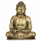 Golden Meditating Buddha Polyresin Statue
